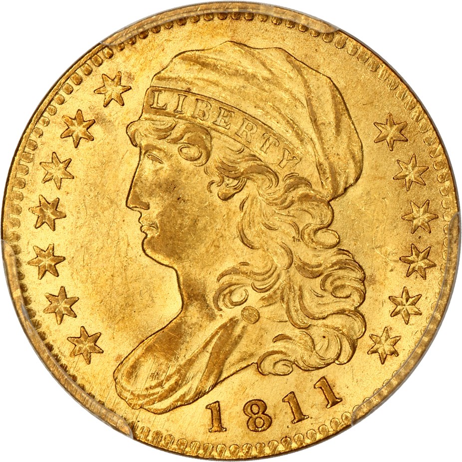 image for: 1811 $5 PCGS MS63 (Small 5)