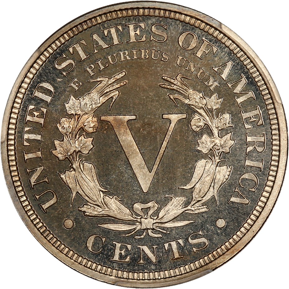 image for: 1910 5c PCGS Proof 67+ CAM ex: D.L. Hansen