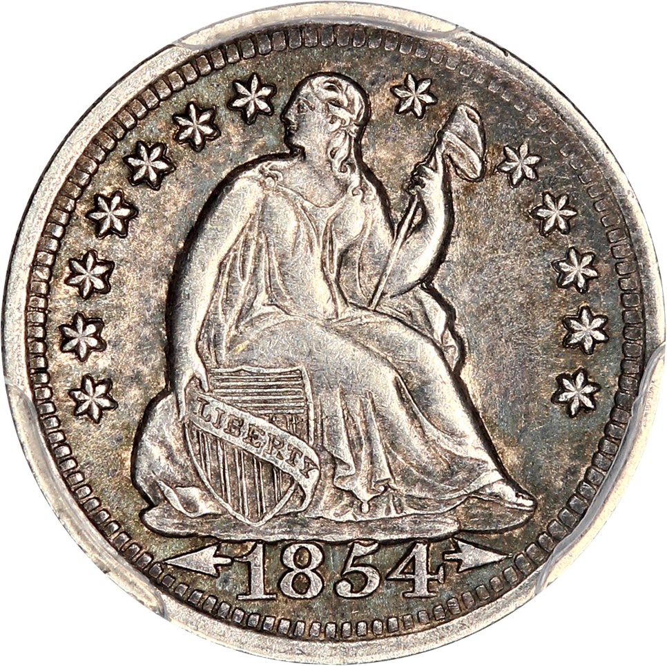 image for: 1854-O H10c PCGS/CAC AU55 (Arrows)