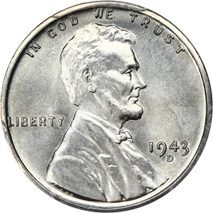 image for: 1943-D 1c PCGS/CAC MS68