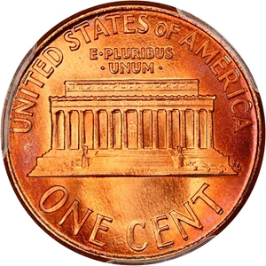image for: 1990-D 1c PCGS MS69 RD