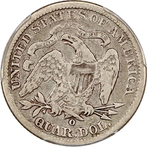 image for: 1891-O 25c PCGS/CAC VF20 ex: D.L. Hansen