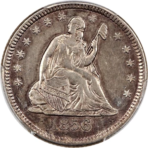 image for: 1856-O 25c PCGS XF45 ex: D.L. Hansen