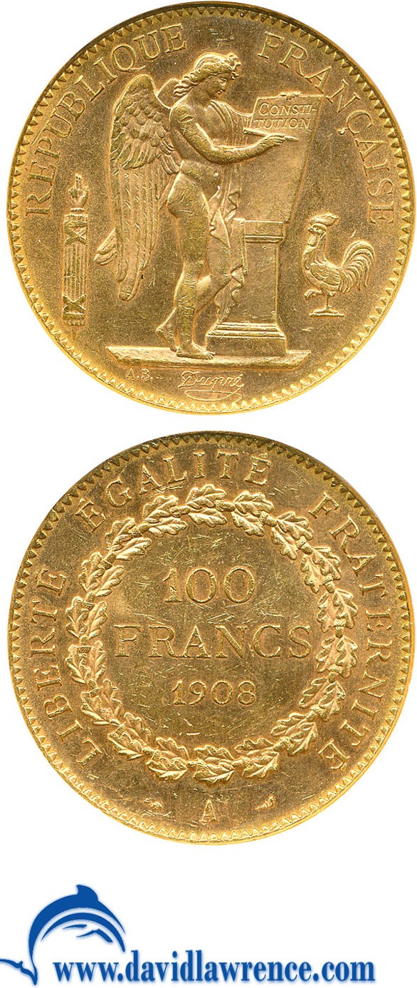 1908-A     100 Fr MS thumbnail 2