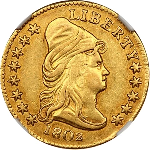 image for: 1802 $2.5 NGC/CAC AU55