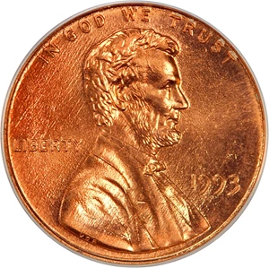 image for: 1993 1c PCGS MS67 RD