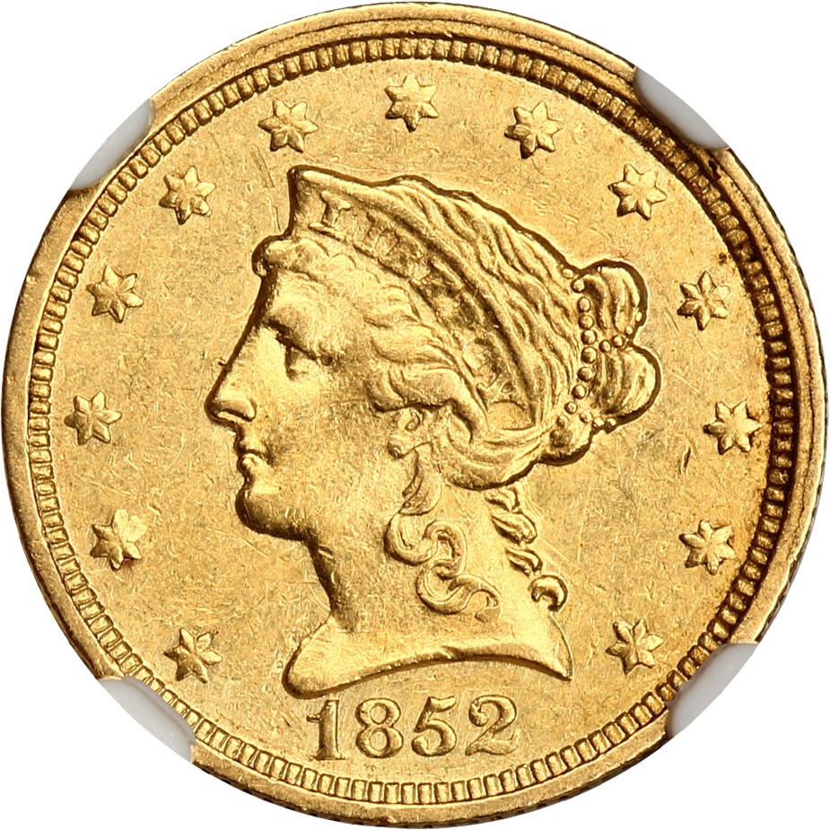 image for: 1852-C $2 1/2 NGC AU55