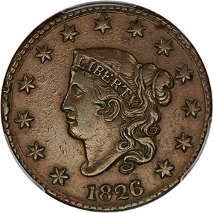 image for: 1826 1c PCGS VF35