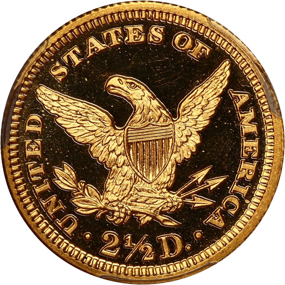 image for: 1904 2 1/2 PCGS Proof 66 CAM ex: D.L. Hansen