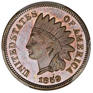 image for: 1859 1c PCGS/CAC Proof 64