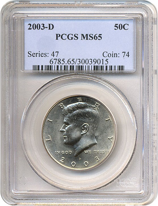 image for: 2003-D 50c  PCGS MS65 