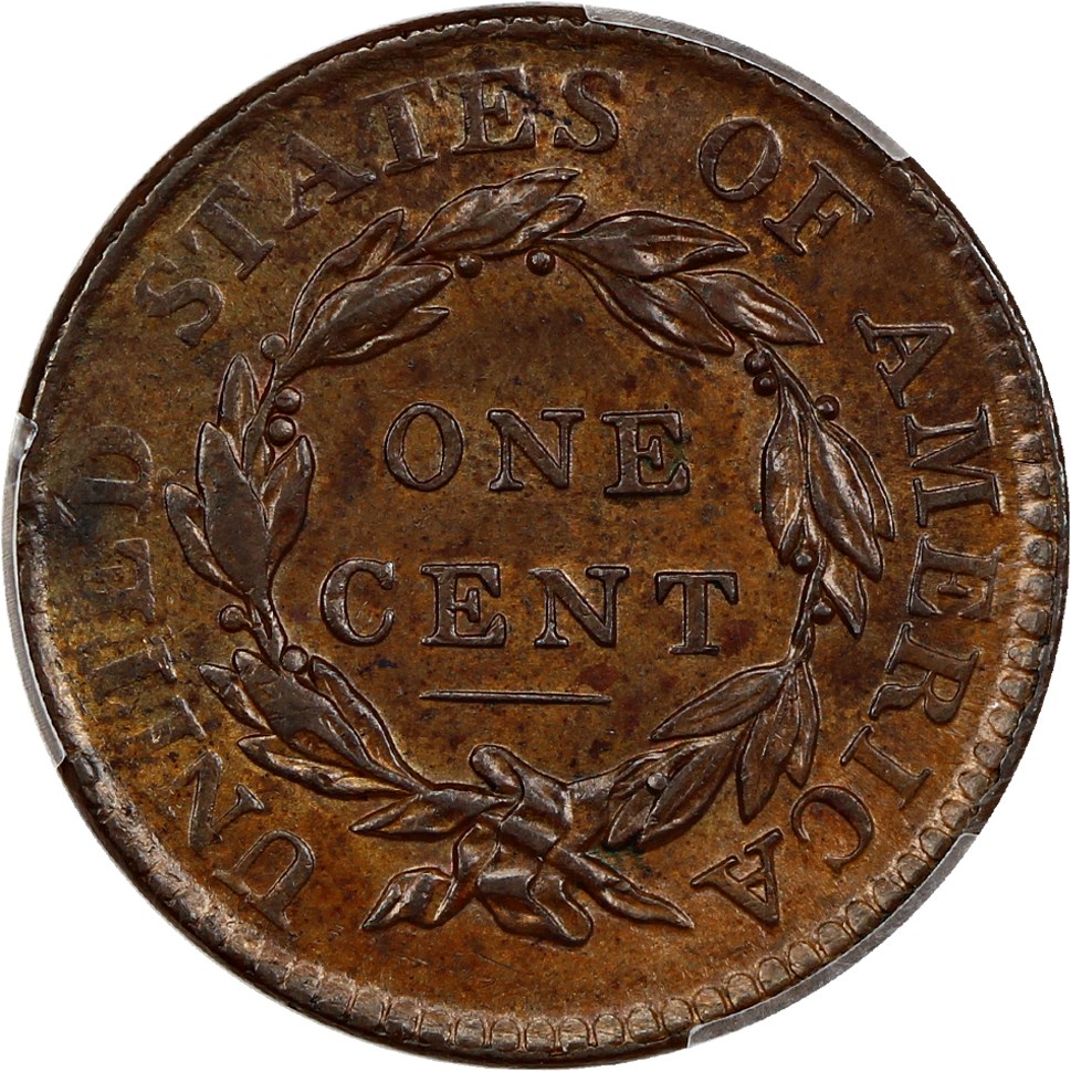 image for: 1819/8 1c PCGS AU58 ex: D.L. Hansen
