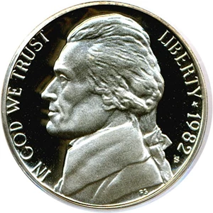 image for: 1982-S 5c PCGS Proof 69 DCameo