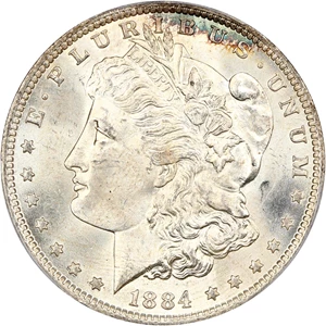 image for: 1884-O $1 PCGS MS64
