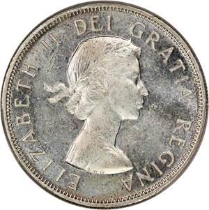 image for: Canada: 1959 $1 PCGS MS63 (KM-54)