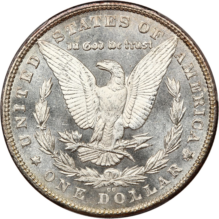 image for: Top 100 VAM: 1880-CC $1 PCGS/CAC MS63 (VAM-5, 8/High 7)