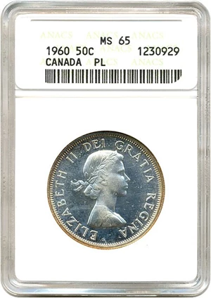image for: Canada: 1960 50C ANACS Proof 65
