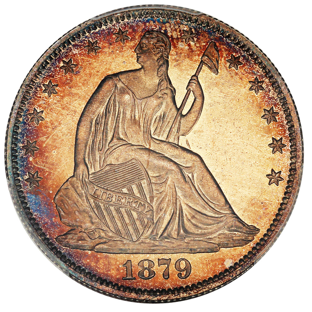 image for: 1879 50c PCGS Proof 65 CAM ex: D.L. Hansen