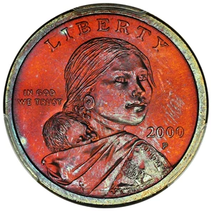 image for: 2000-P $1 PCGS MS65