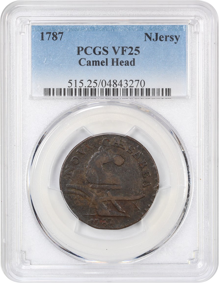 image for: 1787 New Jersey PCGS VF25 (Camel Head)