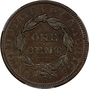 image for: 1831 1c PCGS AU58 (Medium Letters) ex: D.L. Hansen