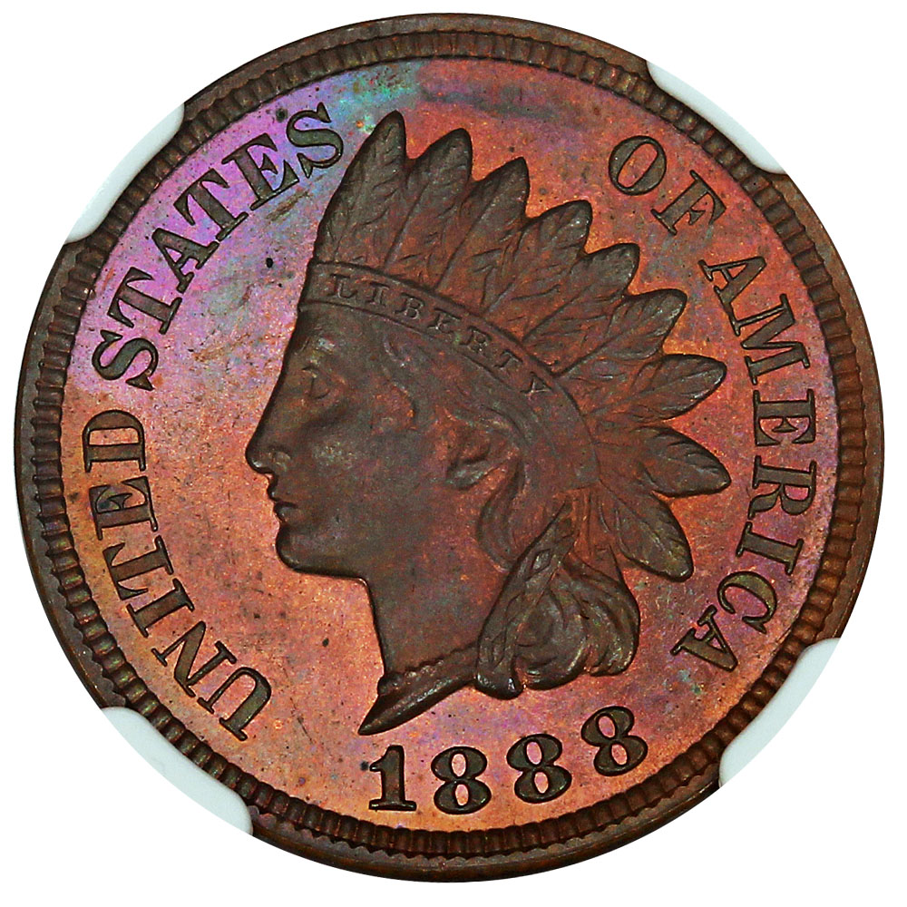 image for: 1888 1c NGC/CAC Proof 65 BN
