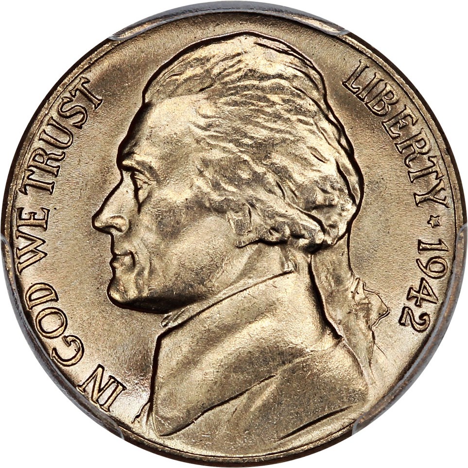 image for: 1942 5c PCGS MS66 (Type 1)