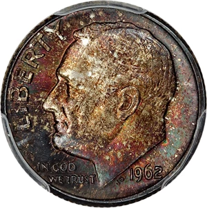 image for: 1962 10c PCGS MS66 FB