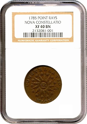 image for: 1785 C.Nova Point Rays NGC XF40 BN