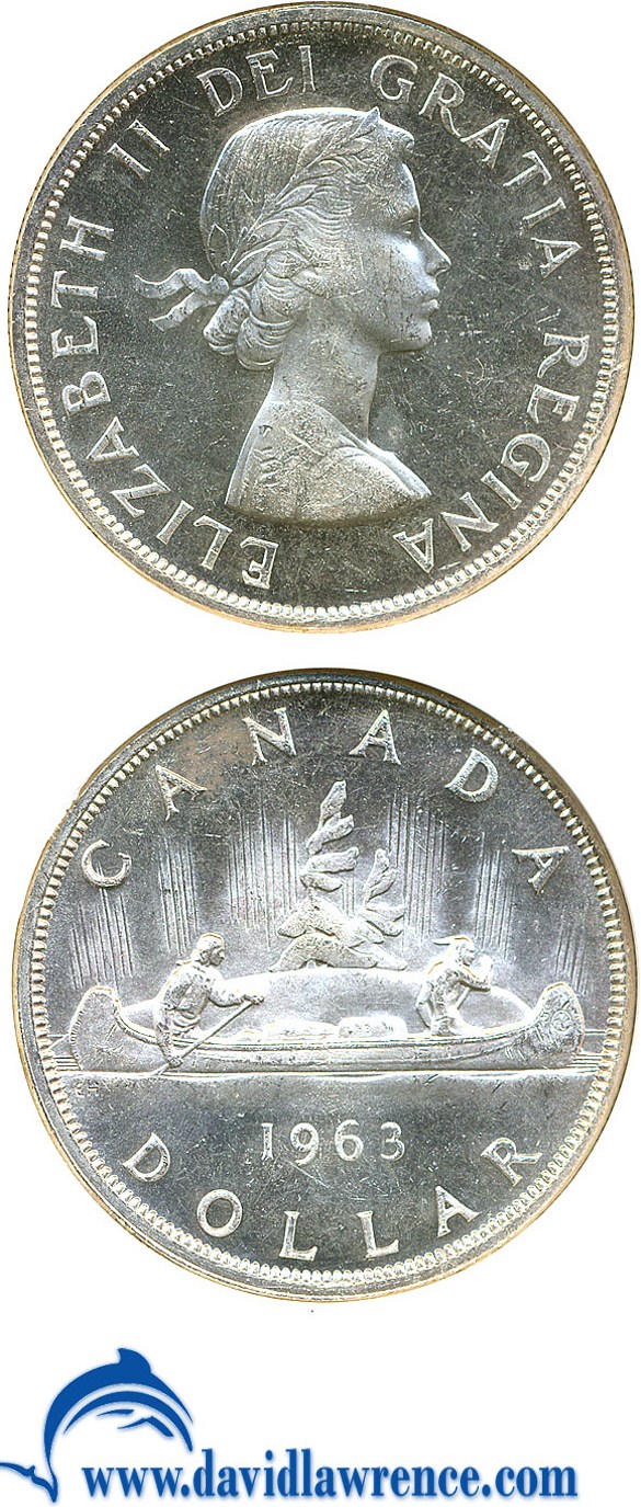 image for: Canada: 1963 $1  NGC Proof 63 
