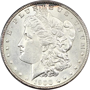 image for: 1900 $1 PCGS UNC Details (Cleaned)