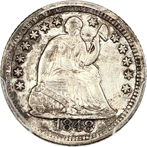 image for: 1848-O H10c PCGS/CAC AU53 ex: D.L. Hansen