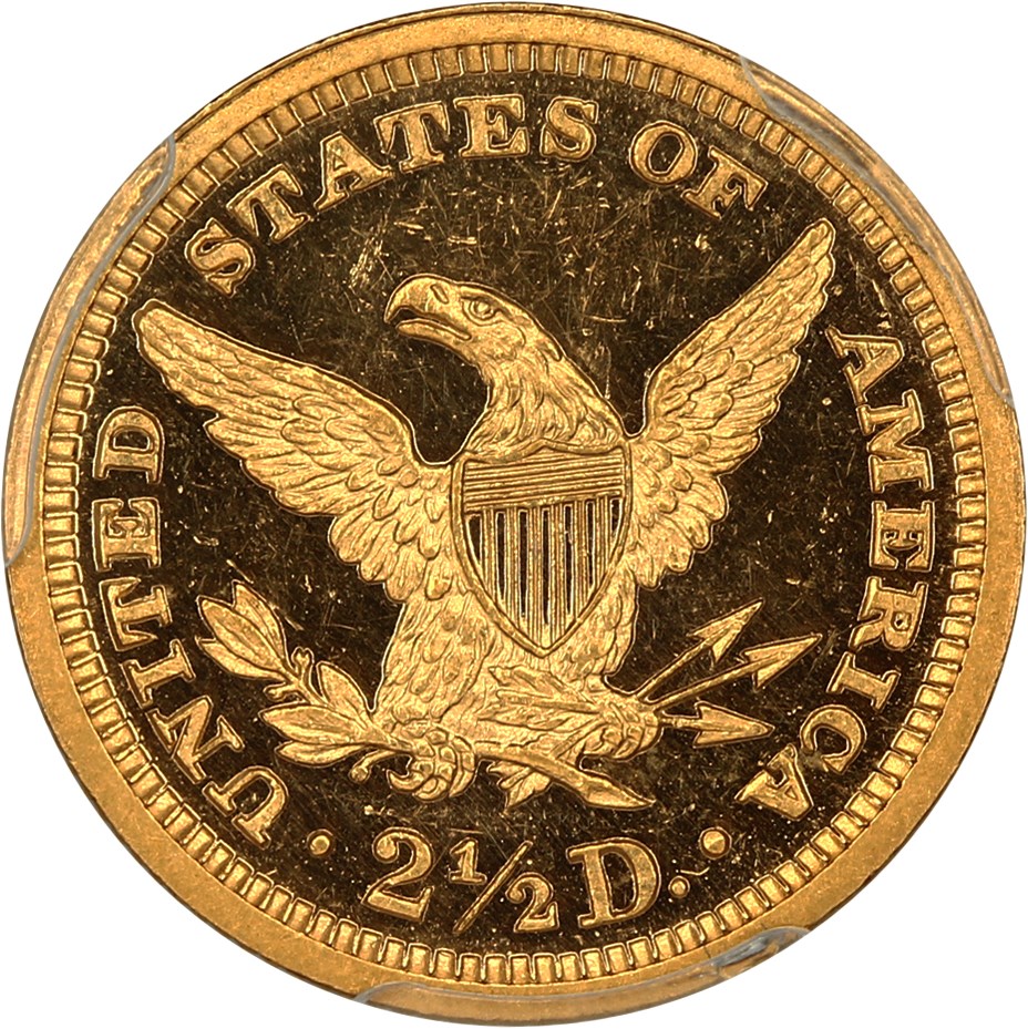 image for: 1884 2 1/2 PCGS/CAC Proof 63 DCAM