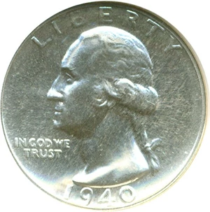 image for: 1940 25c NGC Proof 65