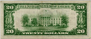 image for: FR. 1870J 1929 $20 FRBN Kansas City PMG Very Fine 30