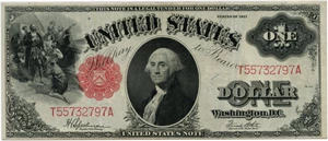image for: FR. 39 1917 $1 Legal Tender PMG Very Fine 35 EPQ