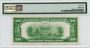 image for: FR. 2050G 1928 $20 FRN Chicago PMG Extremely Fine 45