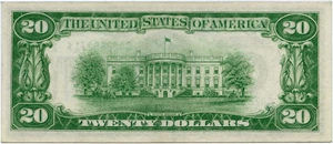 image for: FR. 2050G 1928 $20 FRN Chicago PMG Extremely Fine 45