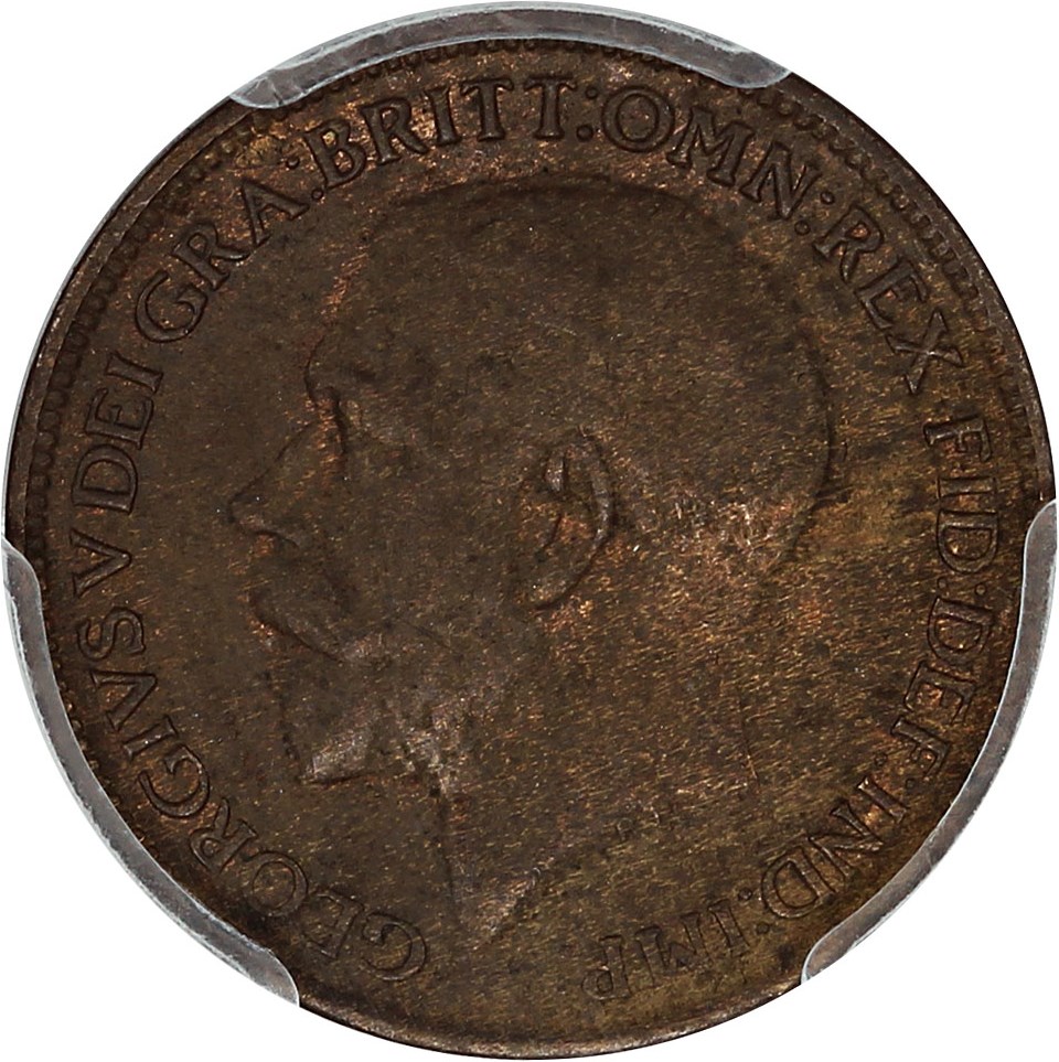 image for: Great Britain: 1919 Far PCGS MS63 BN (S-4060, KM #808.2)