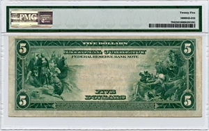 image for: FR. 794 1918 $5 FRBN Chicago PMG Very Fine 25