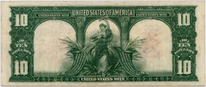 image for: FR. 122 1901 $10 Legal Tender PMG Very Fine 25