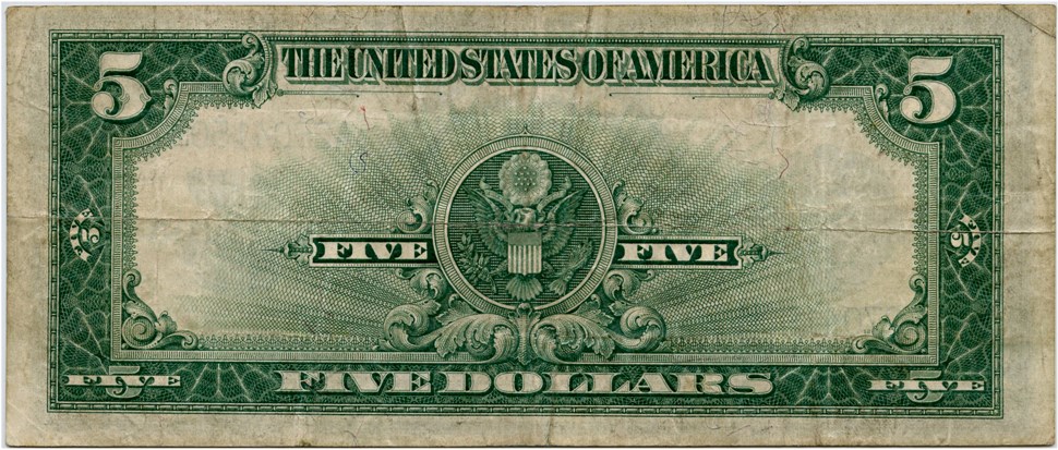 image for: FR. 282 1923 $5 Silver Cert PMG Very Fine 30