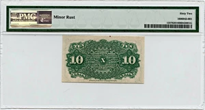 image for: FR. 1257 Bust of Liberty 10c Fourth Issue PMG Unc 62 (Minor Rust)