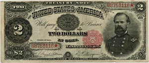 image for: FR. 357 1891 $2 Treasury Note PMG Very Fine 30