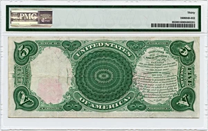 image for: FR. 88 1907 $5 Legal Tender PMG Very Fine 30