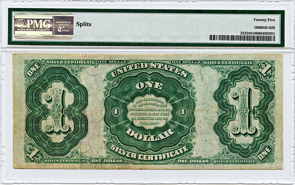 image for: FR. 223 1891 $1 Silver Cert PMG Very Fine 25 (Splits)