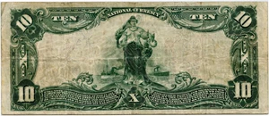 image for: FR. 613 1902 3rd Charter Period 1st Issue Red Seal $10 Philadelphia, Pennsylvania PMG Very Fine 25