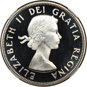 image for: Canada: 1963 50C NGC PL 68 UCAM