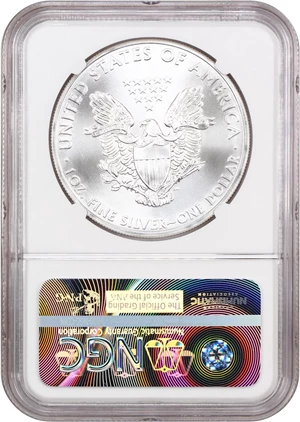 image for: 2012 Silver Eagle $1 NGC MS69