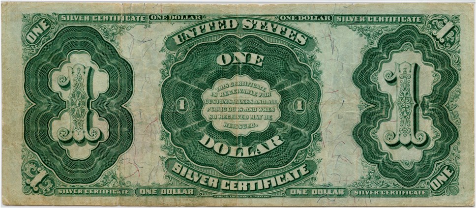 image for: FR. 223 1891 $1 Silver Cert PMG Very Fine 25 (Splits)